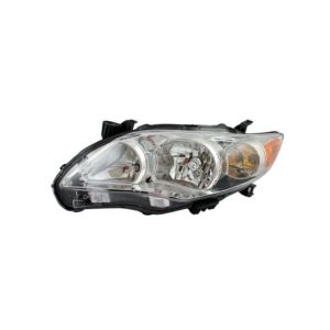 11-13 TOYOTA COROLLA SEDAN HEADLAMP ASSEMBLY, LH (DRIVER SIDE)- W/ CHROME BEZEL-BASE/ CE/ LE MODELS CAPA CERTIFIED 8115002B50, TO2502203