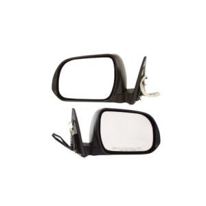 08-13 TOYOTA HIGHLANDER/HYBRID MIRROR ASSEMBLY, LH (DRIVER SIDE) + RH (PASSENGER SIDE)- PTM CAP- POWER- HEATED- W/O PUDDLE LAMP 8794048303 & 8791048353, TO1320246 & TO1321246
