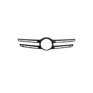 16-19 GLE-SUV GRILLE MOULDING- CENTER- BLACK- W/O SURROUND VIEW CAMERA- W/ NIGHT PKG- EXC GLE63 MODELS- CAPA CERTIFIED 16688803239040, # MB1210129