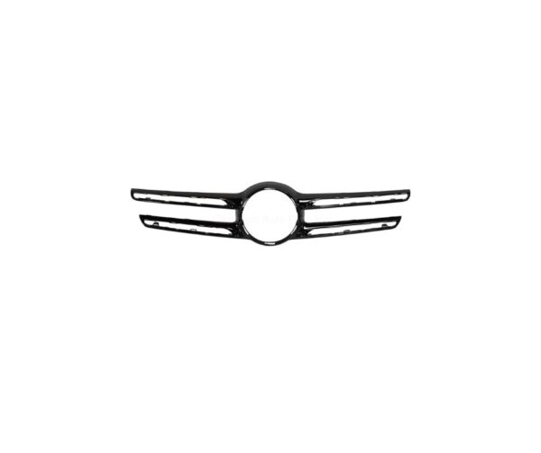 16-19 GLE-SUV GRILLE MOULDING- CENTER- BLACK- W/O SURROUND VIEW CAMERA- W/ NIGHT PKG- EXC GLE63 MODELS- CAPA CERTIFIED 16688803239040, # MB1210129