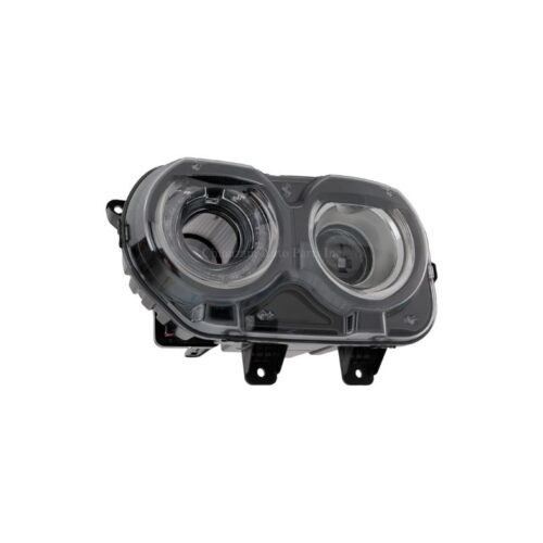 15-23 Challenge HEADLAMP ASSEMBLY, LH (DRIVER SIDE)- HALOGEN- W/ AIR DUCT- W/ LED RINGS- TYPE 1- CAPA CERTIFIED 68378879AB, # CH2502323