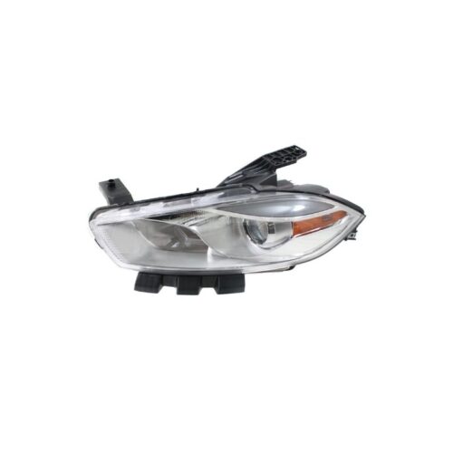 16-16 Dart HEADLAMP ASSEMBLY, LH (DRIVER SIDE)- HALOGEN- CODE LMC/MFA- BLACK BEZEL- CAPA CERTIFIED 68292805AA, # CH2518150