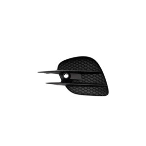 17-19 GLC 300-COUPE FRONT BUMPER GRILLE, LH (DRIVER SIDE)- OUTER- MATTE BLACK- W/ SENSOR HOLE- W/ AMG PKG 2538853500, MB1038187